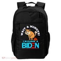 Slidin Biden Funny Dog Trump Political Sarcasm Backpack thumb 0