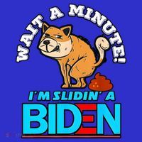 Slidin Biden Funny Dog Trump Political Sarcasm Hoodie thumb 2