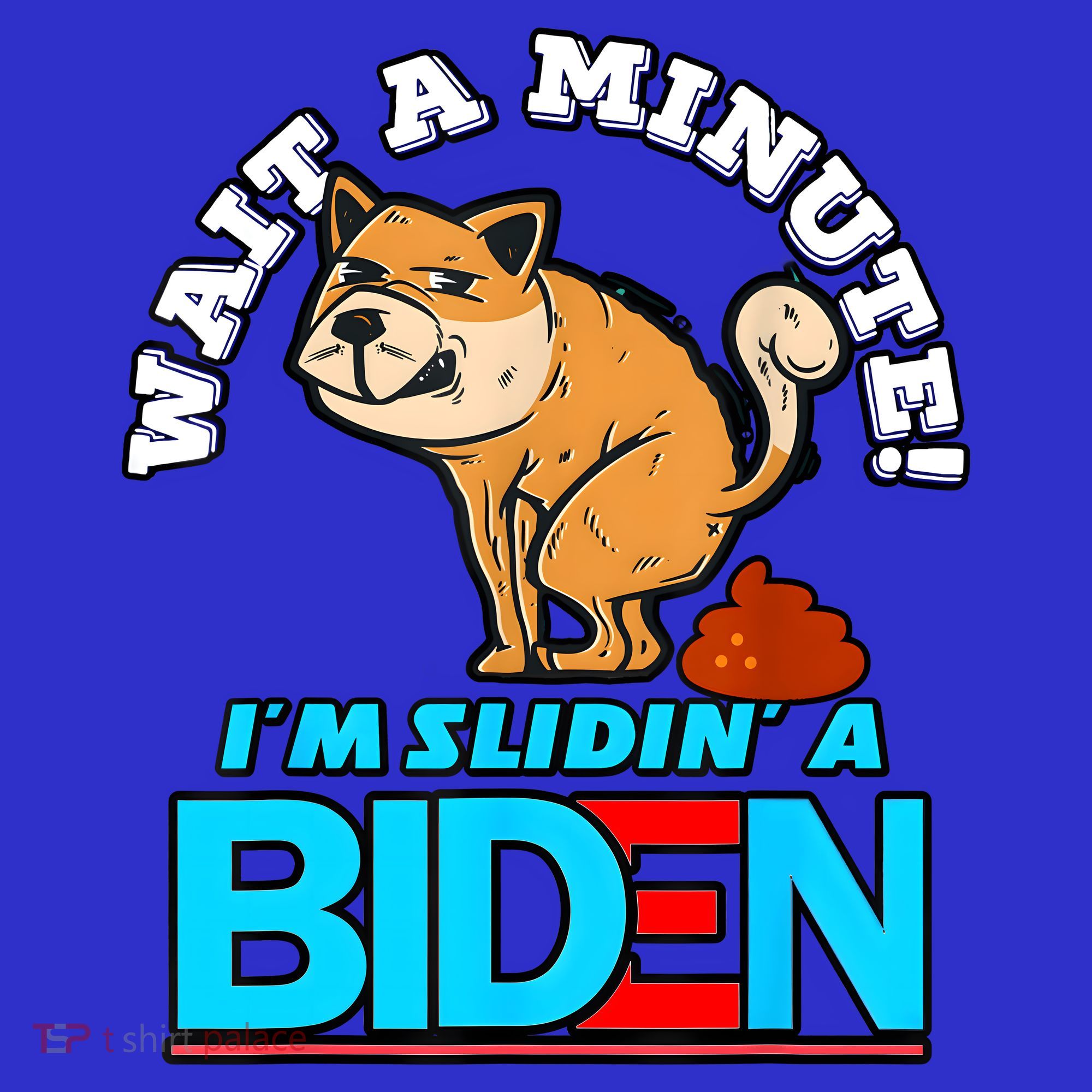 Slidin Biden Funny Dog Trump Political Sarcasm Long Sleeve Shirt