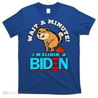 Slidin Biden Funny Dog Trump Political Sarcasm T-Shirt thumb 0