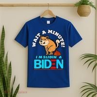 Slidin Biden Funny Dog Trump Political Sarcasm T-Shirt thumb 2