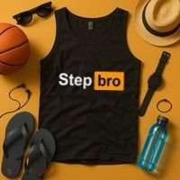 Step Bro Funny Adult Costume Tank Top thumb 4