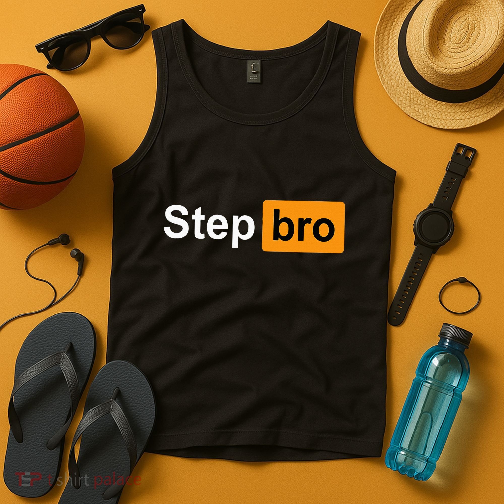Step Bro Funny Adult Costume Tank Top