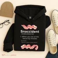 Snaccident Bacon For Bacon Lover Hoodie thumb 4