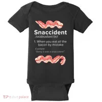 Snaccident Bacon For Bacon Lover Baby Bodysuit thumb 0