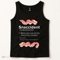 Snaccident Bacon For Bacon Lover Tank Top thumb 2