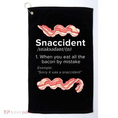 Snaccident Bacon For Bacon Lover Golf Towel