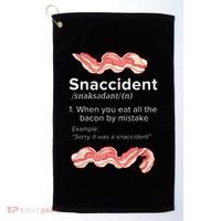Snaccident Bacon For Bacon Lover Golf Towel thumb 0