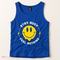 Stay Busy Feel Nothing Gift Tank Top thumb 2