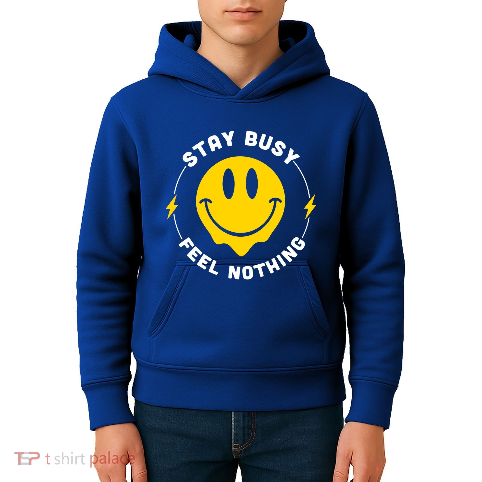 Stay Busy Feel Nothing Gift Kids Hoodie
