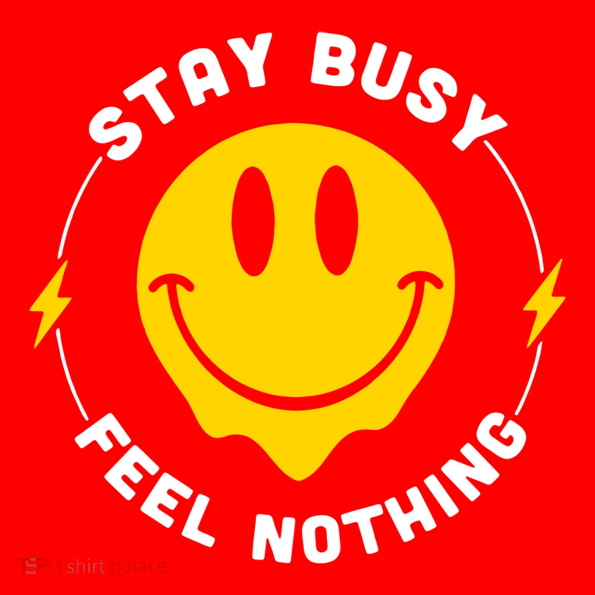 Stay Busy Feel Nothing Gift Santa Hat