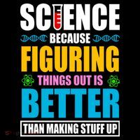 Science Because Figuring Things Out Is Better Funny Women's Hoodie thumb 2