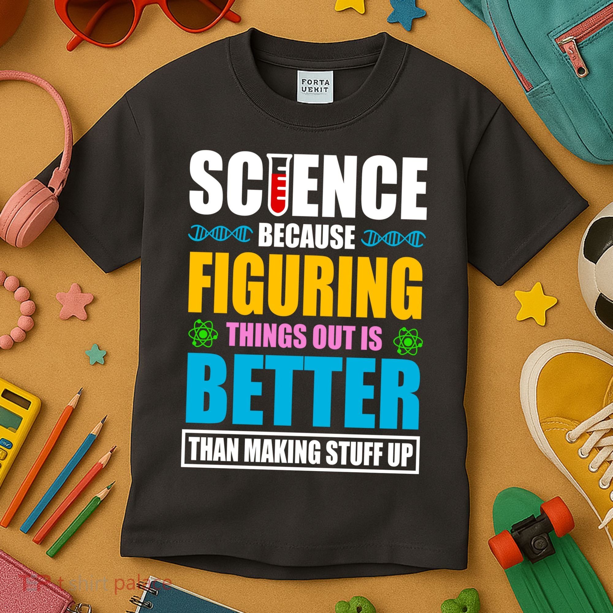 Science Because Figuring Things Out Is Better Funny Kids T-Shirt