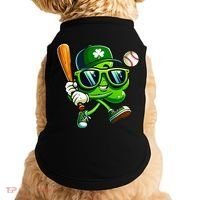 Shamrock Baseball Funny St Patricks Day Doggie Tank thumb 0