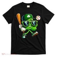 Shamrock Baseball Funny St Patricks Day T-Shirt thumb 0