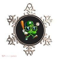 Shamrock Baseball Funny St Patricks Day Ornament thumb 0