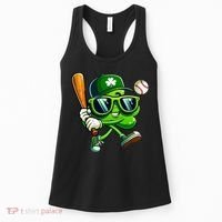 Shamrock Baseball Funny St Patricks Day Women's Tank Top thumb 0