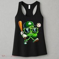 Shamrock Baseball Funny St Patricks Day Women's Tank Top thumb 3