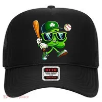 Shamrock Baseball Funny St Patricks Day Hat thumb 0