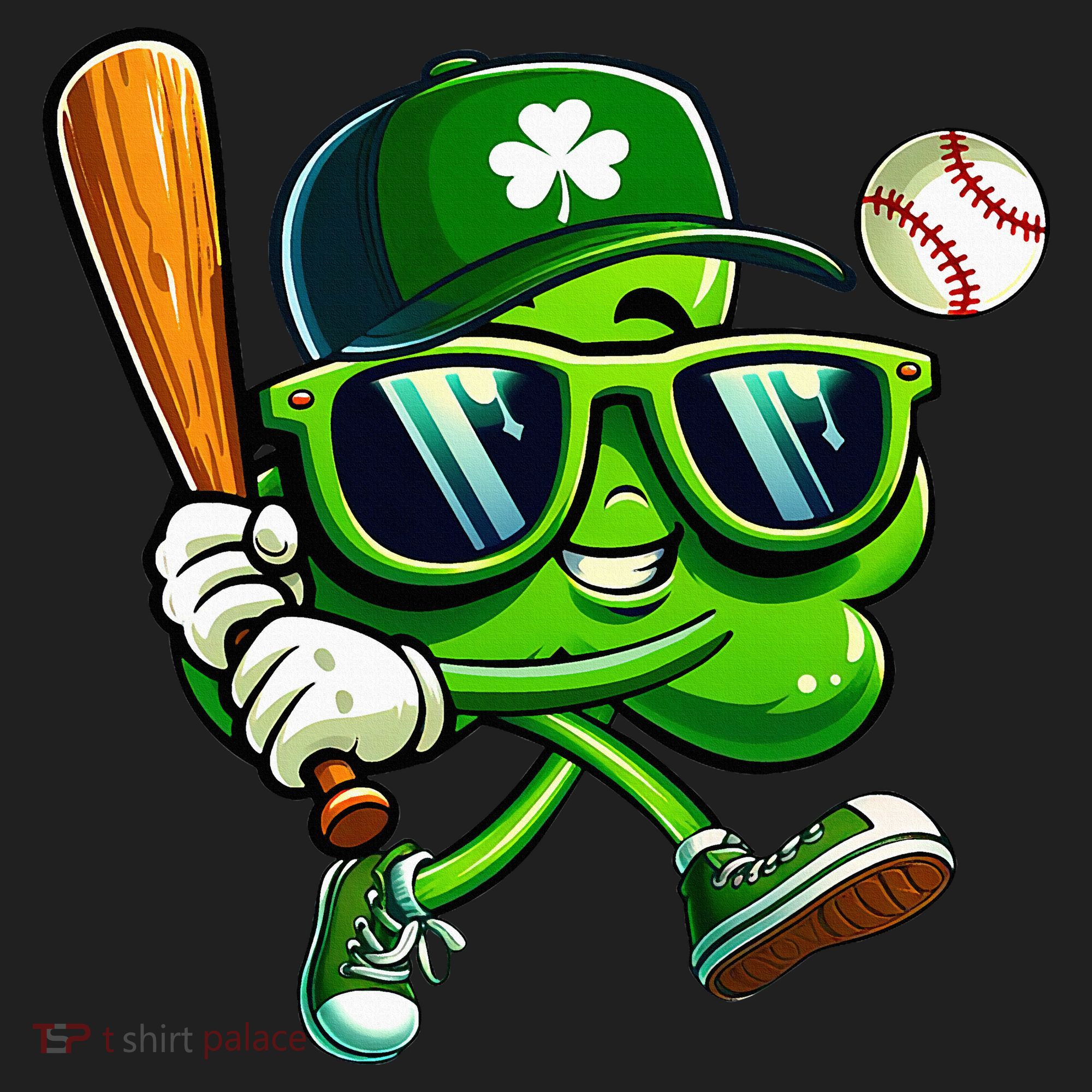 Shamrock Baseball Funny St Patricks Day Hat