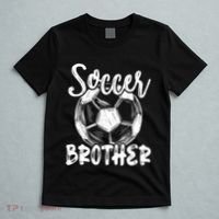 Soccer Brother Family Matching Team Player Soccer Ball T-Shirt thumb 5