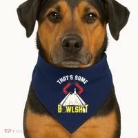 Some Bowlsht Funny Ten Pin 10 Bowling Gift Men Women USA-Made Doggie Bandana thumb 1
