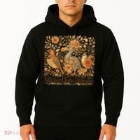 Subtle Birds Flicker Dodo Titmouse Trump Resist Boho Style Hoodie thumb 2