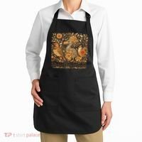 Subtle Birds Flicker Dodo Titmouse Trump Resist Boho Style Apron thumb 2
