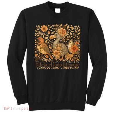 Subtle Birds Flicker Dodo Titmouse Trump Resist Boho Style Sweatshirt