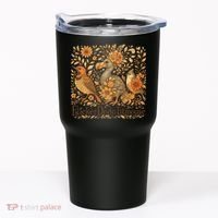 Subtle Birds Flicker Dodo Titmouse Trump Resist Boho Style Tumbler thumb 0