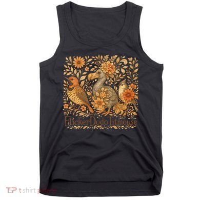 Subtle Birds Flicker Dodo Titmouse Trump Resist Boho Style Tank Top
