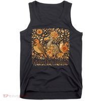 Subtle Birds Flicker Dodo Titmouse Trump Resist Boho Style Tank Top thumb 0