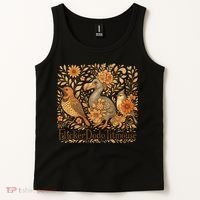 Subtle Birds Flicker Dodo Titmouse Trump Resist Boho Style Tank Top thumb 2