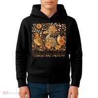 Subtle Birds Flicker Dodo Titmouse Trump Resist Boho Style Kids Hoodie thumb 4