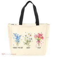 Subtle Boho Flowers Anti Trumpp  Tote Bag thumb 0