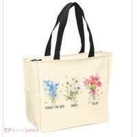 Subtle Boho Flowers Anti Trumpp  Tote Bag thumb 2