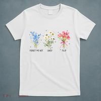 Subtle Boho Flowers Anti Trumpp  T-Shirt thumb 5