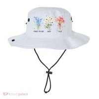 Subtle Boho Flowers Anti Trumpp  Bucket Hat thumb 0