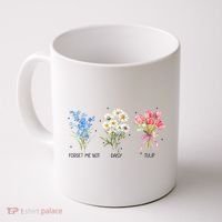Subtle Boho Flowers Anti Trumpp  Coffee Mug thumb 0