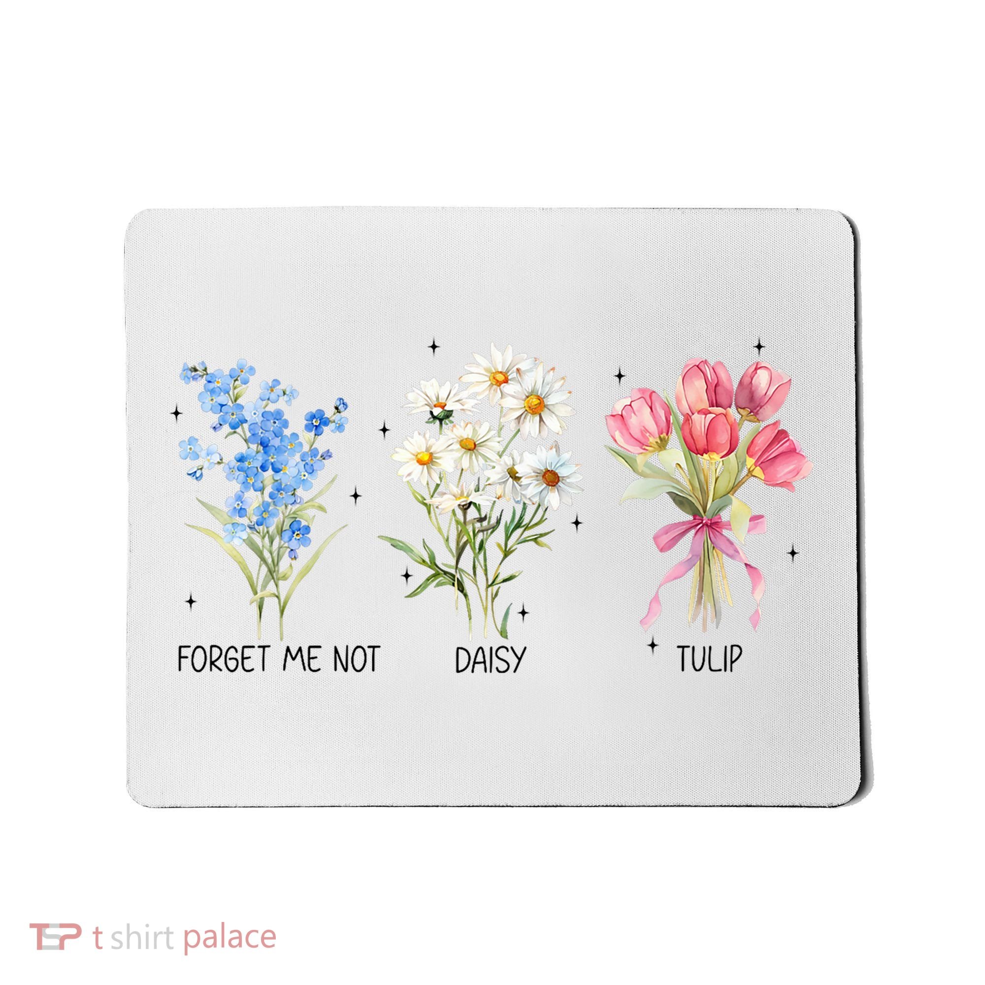 Subtle Boho Flowers Anti Trumpp  Mousepad
