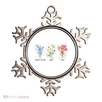 Subtle Boho Flowers Anti Trumpp  Ornament
