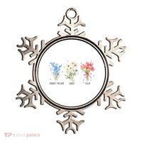 Subtle Boho Flowers Anti Trumpp  Ornament thumb 0