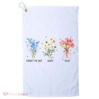 Subtle Boho Flowers Anti Trumpp  Golf Towel thumb 0