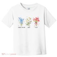 Subtle Boho Flowers Anti Trumpp  Toddler T-Shirt thumb 0