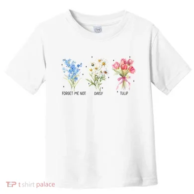 Subtle Boho Flowers Anti Trumpp Toddler T-Shirt