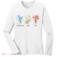 Subtle Boho Flowers Anti Trumpp  Women's Long Sleeve Shirt thumb 0