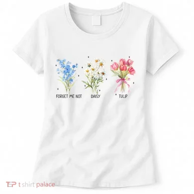 Subtle Boho Flowers Anti Trumpp Women's T-Shirt