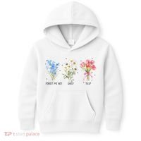 Subtle Boho Flowers Anti Trumpp  Kids Hoodie thumb 0