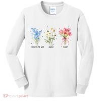 Subtle Boho Flowers Anti Trumpp  Kids Long Sleeve Shirt thumb 0