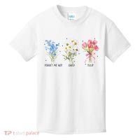 Subtle Boho Flowers Anti Trumpp  Kids T-Shirt thumb 0